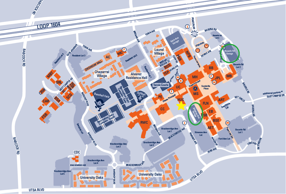UTSA Campus map